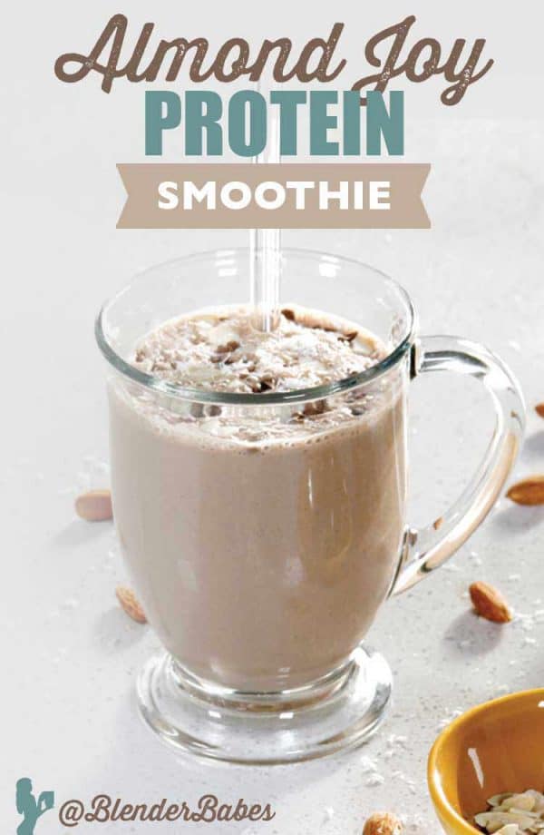 Almond Joy Protein Smoothie Shake | Blender Babes