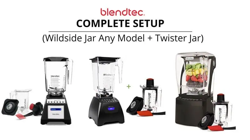 Blendtec Blenders Wildside and Twister Jar