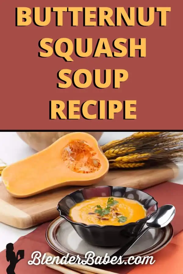 Ninja Foodi Blender Butternut Squash Soup with Rosemary