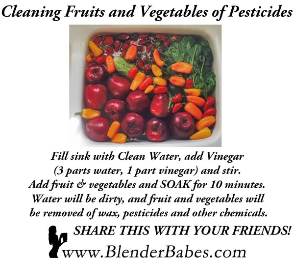 How to wash & remove pesticides from fruits & veggies - Veggie Wash, TJ's  Fruits and Vegetable Wash 