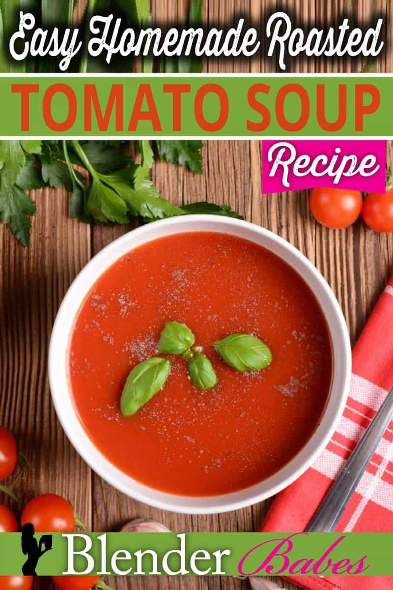Easy DIY Homemade Roasted Tomato Soup Recipe | Blender Babes