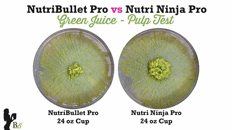 NutriBullet vs Nutri Ninja Pro Green Juice Pulp Test NutriBullet vs Nutri Ninja Pro Green Juice Pulp Test