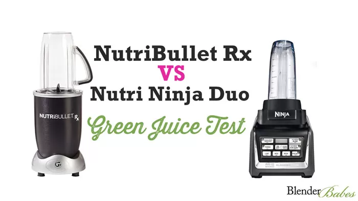 Nutri Ninja vs NutriBullet Rx Blender Review - Green Juice Test on